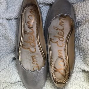 Sam Edelman Silver Flats Size 5.5